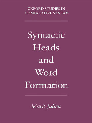 cover image of Syntactic Heads and Word Formation